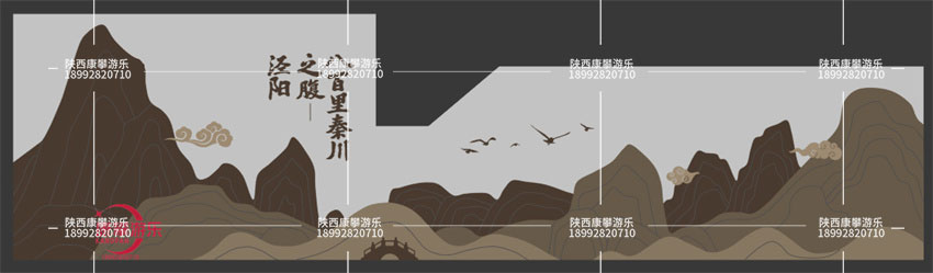 咸陽涇陽縣口袋公園景觀墻游樂設(shè)施案例 咸陽涇陽縣口袋公園景觀墻游樂設(shè)施案例