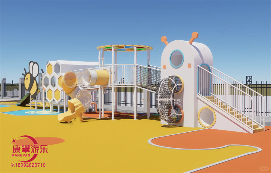 幼兒園戶外蜂蜜造型滑梯 幼兒園戶外蜂蜜造型滑梯